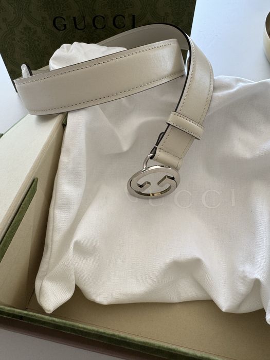 Бял Колан Gucci размер 80см