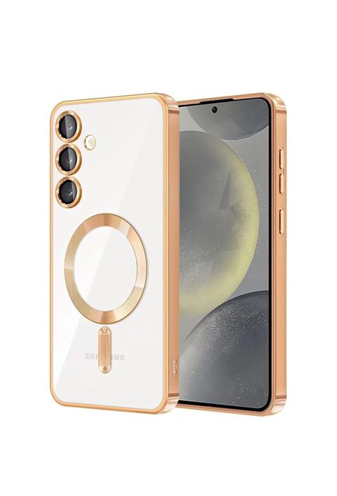 Samsung S24 FE/S25 FE/S25 EDGE Husa Color Incarcare Wireless Clear
