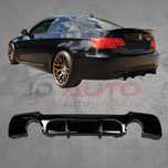 Дифузьор за задна броня BMW E92 Coupe (2006–2013), Mtech двоен, черен