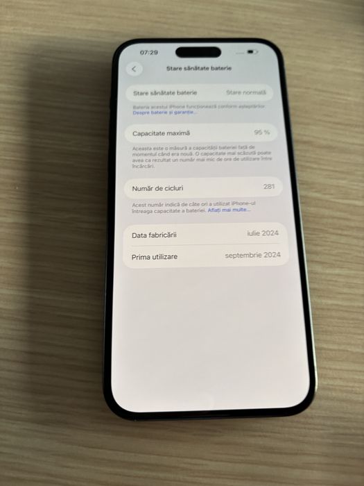Iphone 15 Plus negru 128gb liber de retea impecabil