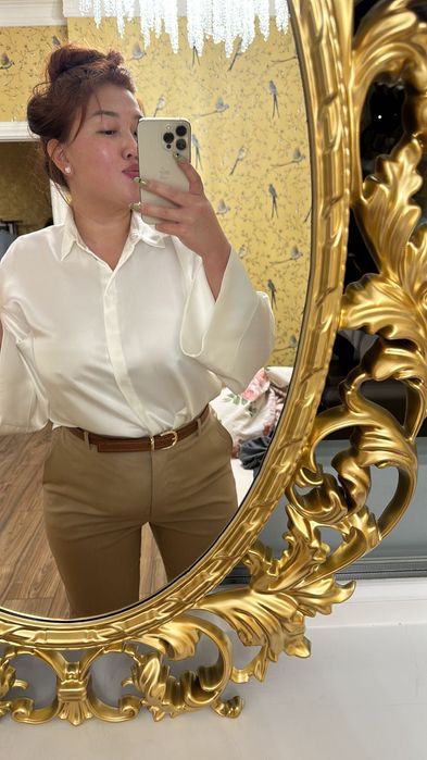 Белая блузка новая Zara