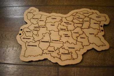 Пъзел Карта на България
