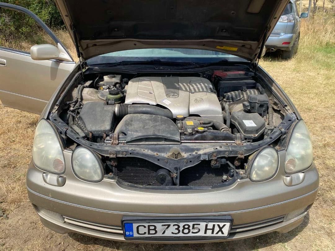 Lexus GS430, лек автомобил, бензин и газ, бежов кожен салон