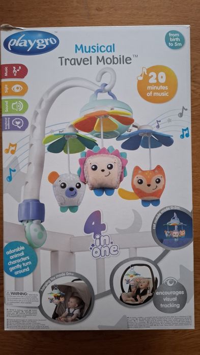 Музикална въртележка Playgro 4 в 1