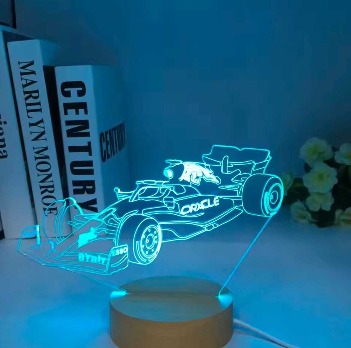 Нощна 3D LED лампа F1