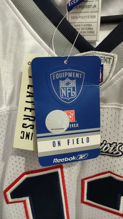 Нова NFL Jersey Reebok size 52 Patriots x Brady