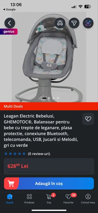 Vand scaun auto copii , patut si leagan electric