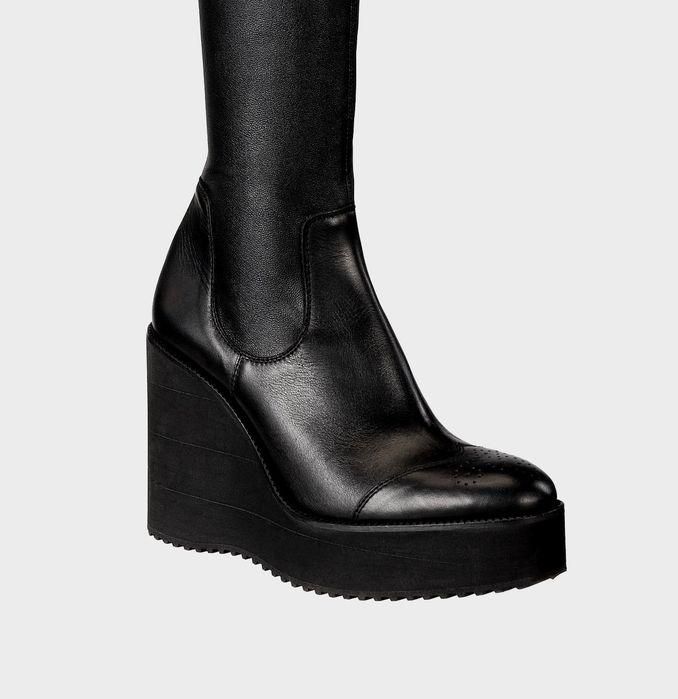 Cizme din piele naturala fina Zara SRPLS