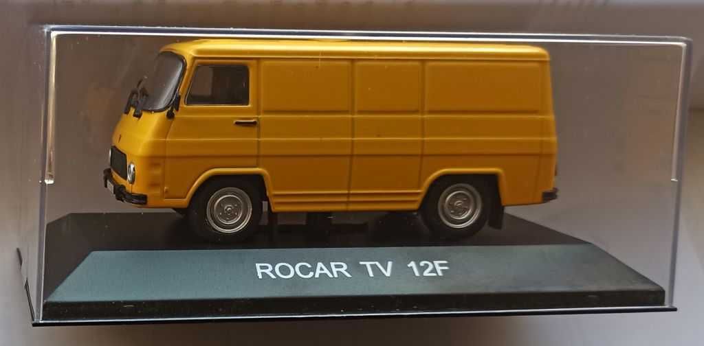 Macheta ROCAR TV 12F galben - IXO/ DeAgostini cu plexy 1/43