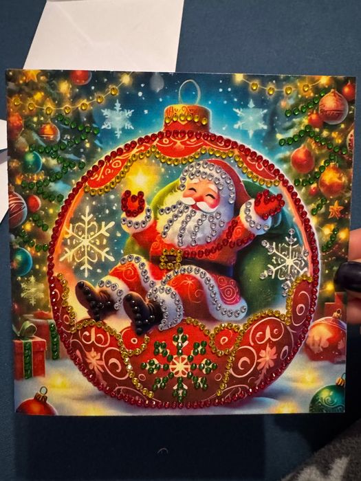 Картички за Коледа,рождени дни и други с диамантени мъниста