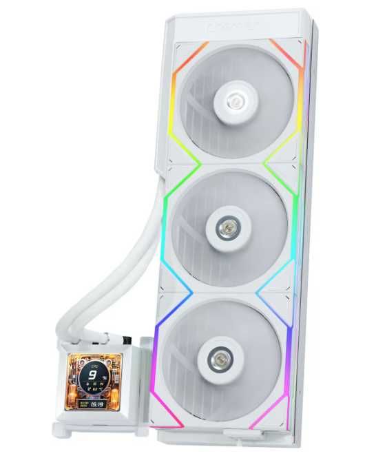 Ново! Водно охлаждане Lian Li HydroShift LCD 360TL ARGB White