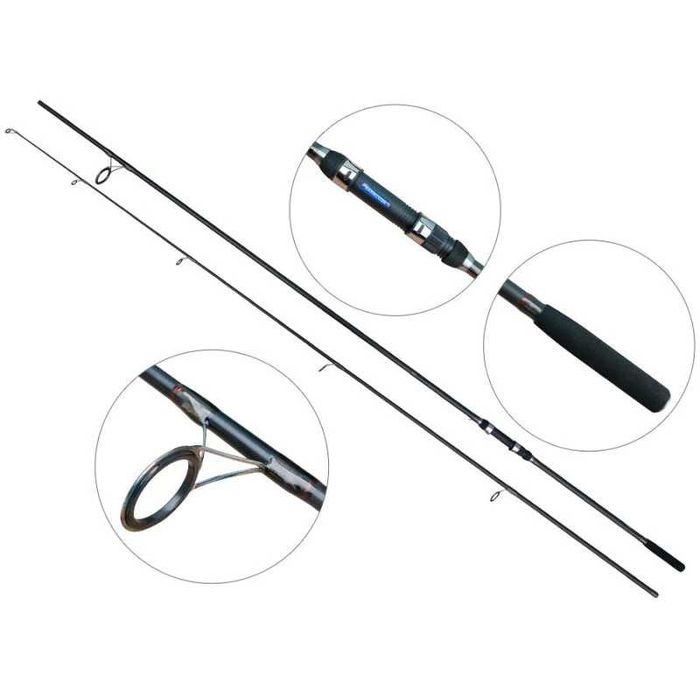 Lanseta  carbon Baracuda Competition Spod 3,9 m din 2 bucati 4,5 LBS