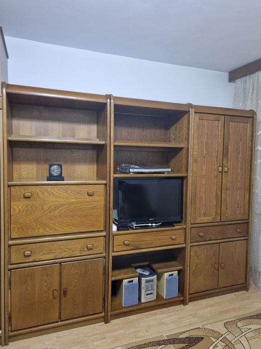 Biblioteca 3 corpuri lemn masiv