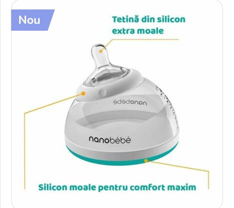 3 X Biberon NanoBebe jumătate de pret