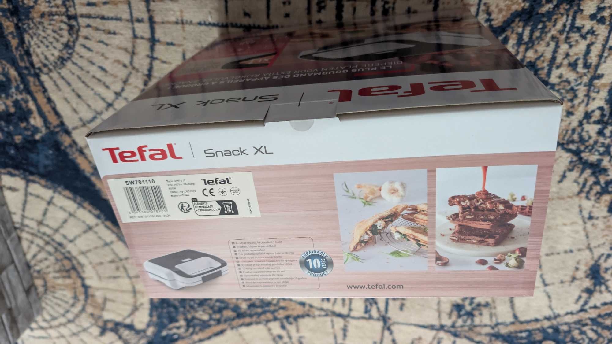 Aparat pentru sandwichuri TEFAL Snack XL