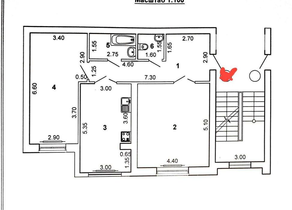 СРОЧНО !! Продается квартира в Яшнабаде 2/3/5 ( 80 кв/м ) Паркентский