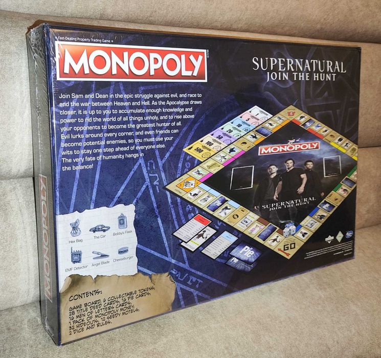 Joc de societate - Boardgame Monopoly - Supernatural Join the Hunt