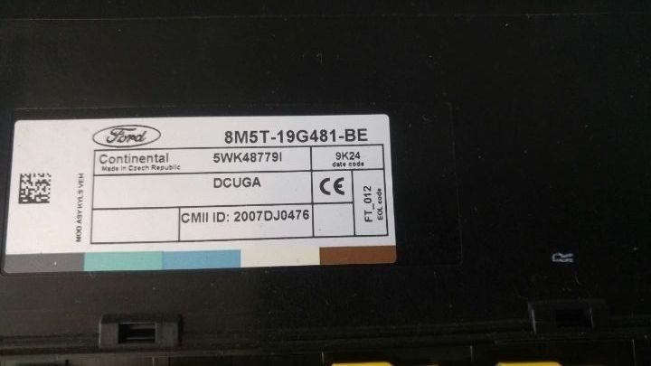 Modul calculator electronic ford kuga 1 8m5t19g481be