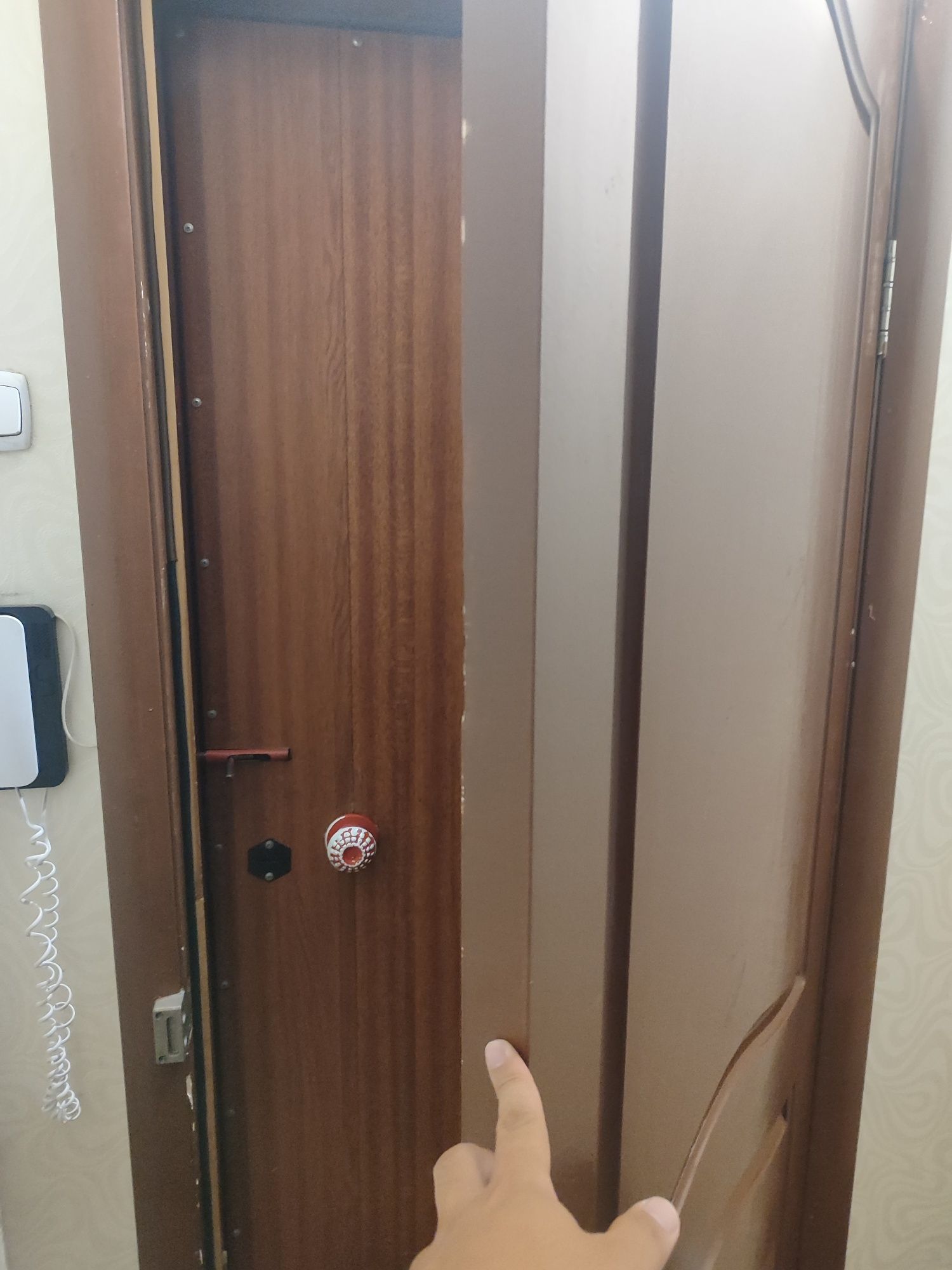 железную дверь  20000