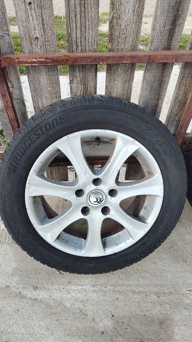 Roți 5x112 R16 cu anvelope de iarna Bridgeaone blizzak lm005 205 55 16