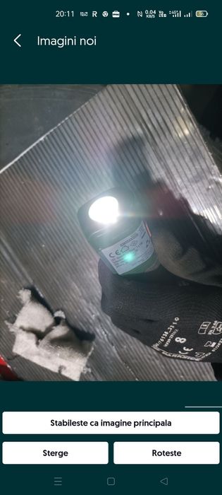 Lampa lanternă LED cu acumulator li-ion incorporat PARKSIDE PALA 2000