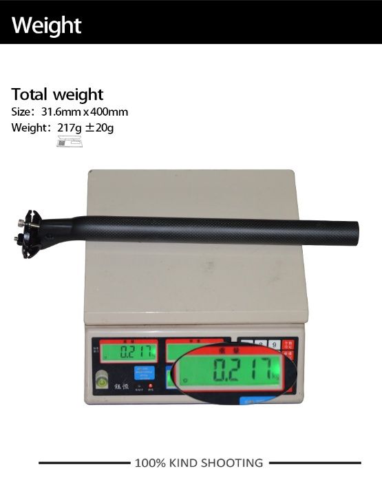 Tija sa carbon 400 mm 31.6, 27.2, 34.9 25.4 30.9