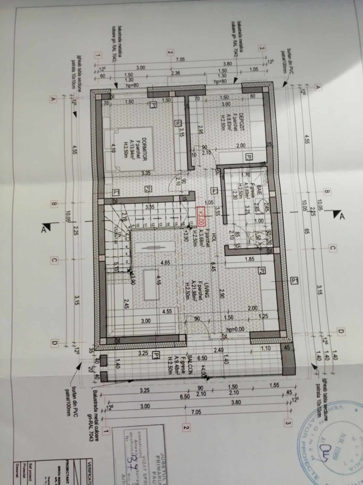 Vând teren cu proiect de casa
