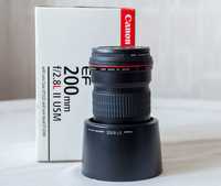 Продам объектив Canon EF 200 2.8 L II USM