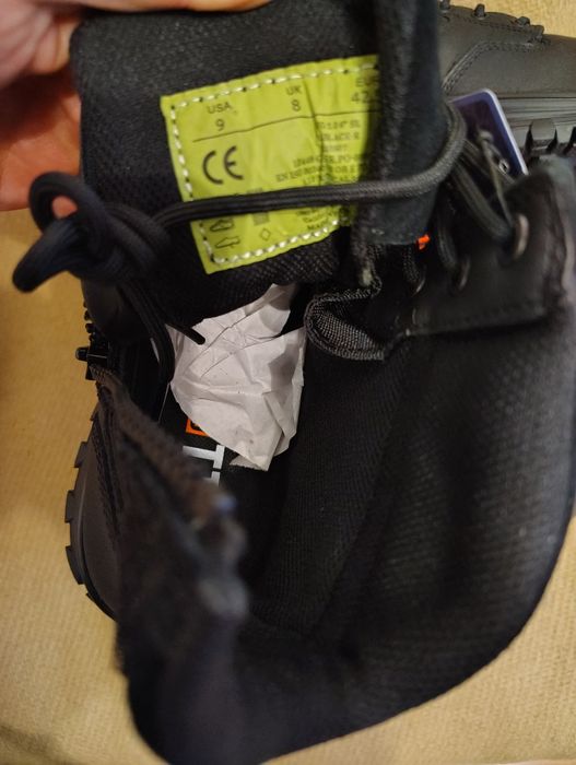 Bocanci piele tactici militari negri 5.11 noi 42.5