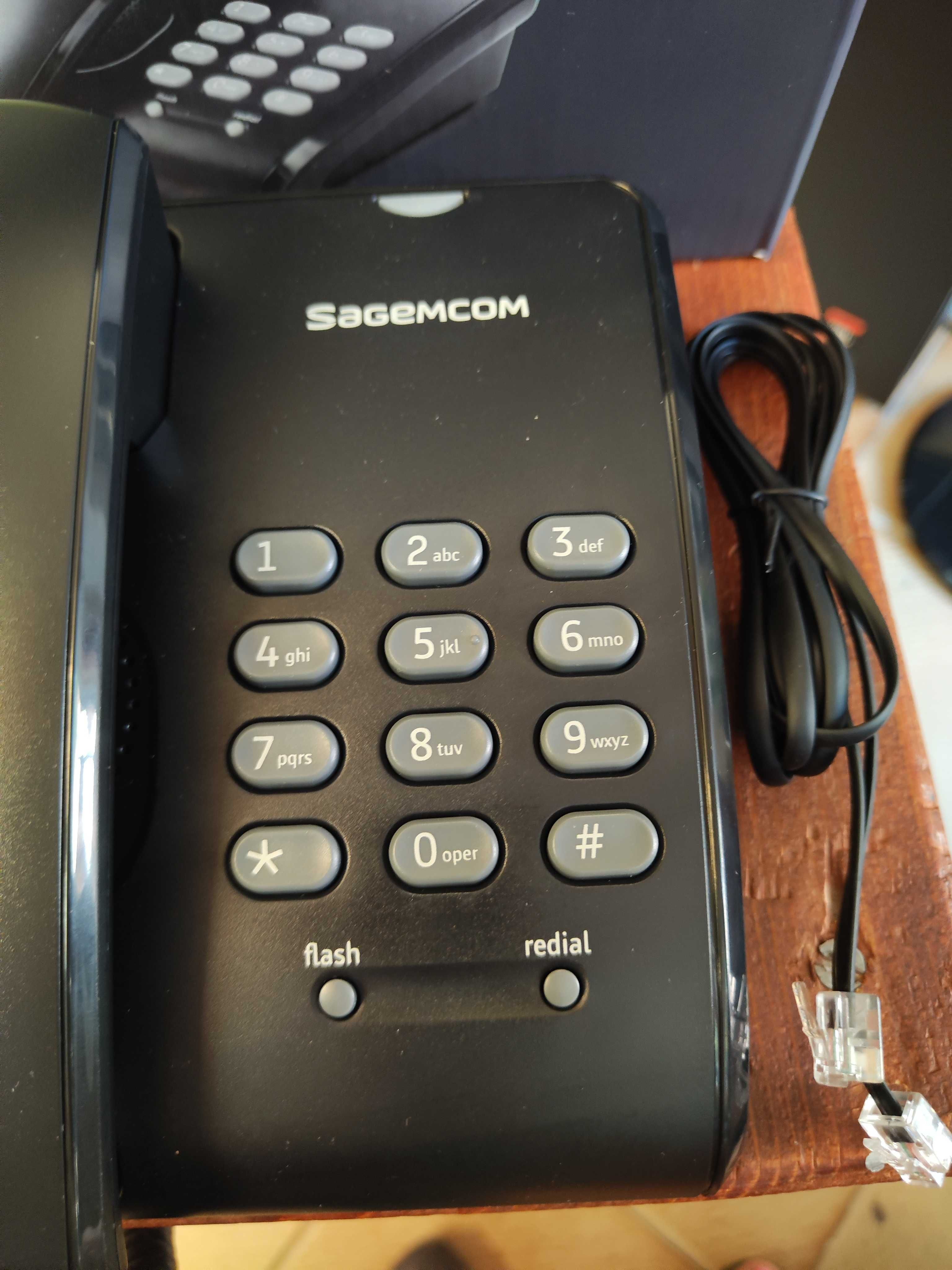 Стационарен телефон Sagemcom C100 Стационарен домашен телефон. НОВ!