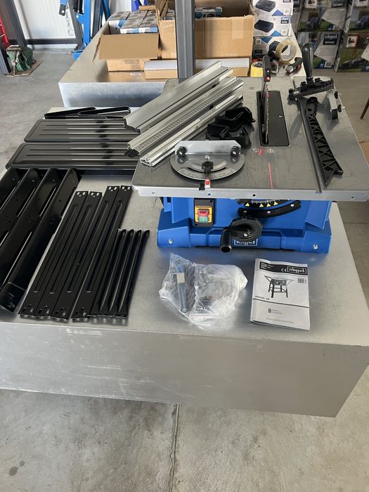 Стационарен  циркуляр с лазер Scheppach HS110 и HS250L SE 2000W 4800об