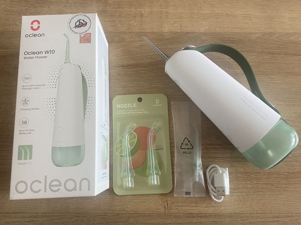 Зъбен душ OCLEAN W10 Green