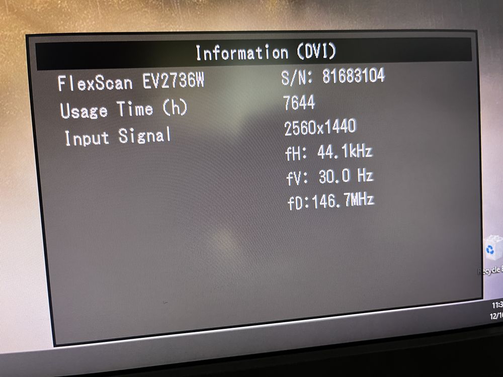 Monitor EIZO FlexScan EV2736W 2560 x 1440