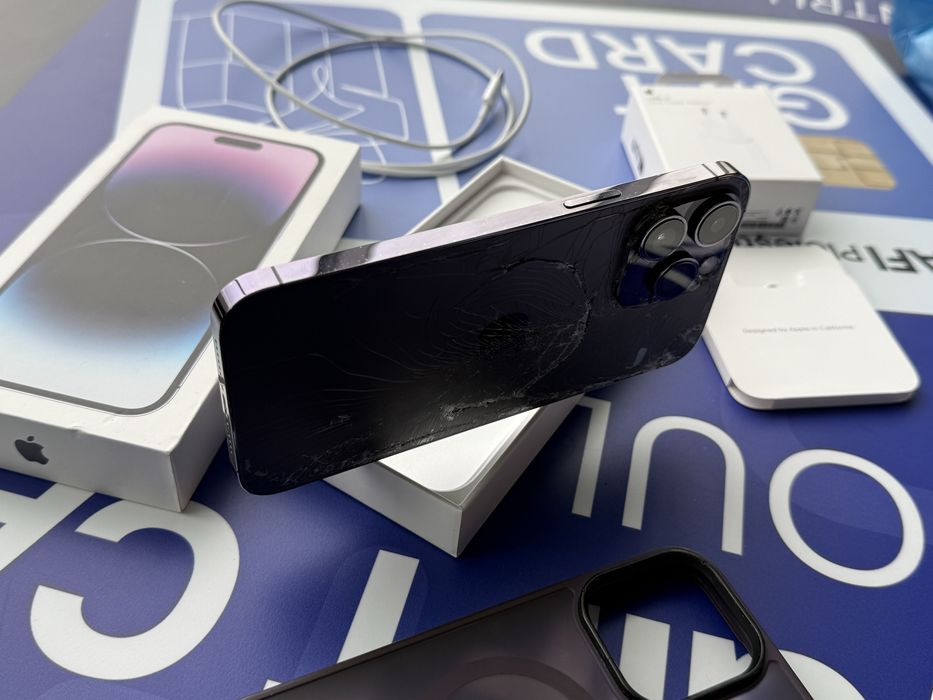 iPhone 14 Pro Max•512GB•Deep Purple Neverlocked/Spart Spate