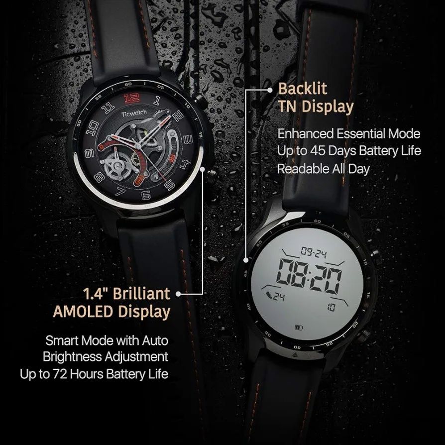 Mobvoi TicWatch 3 Pro GPS Premium Smartwatch