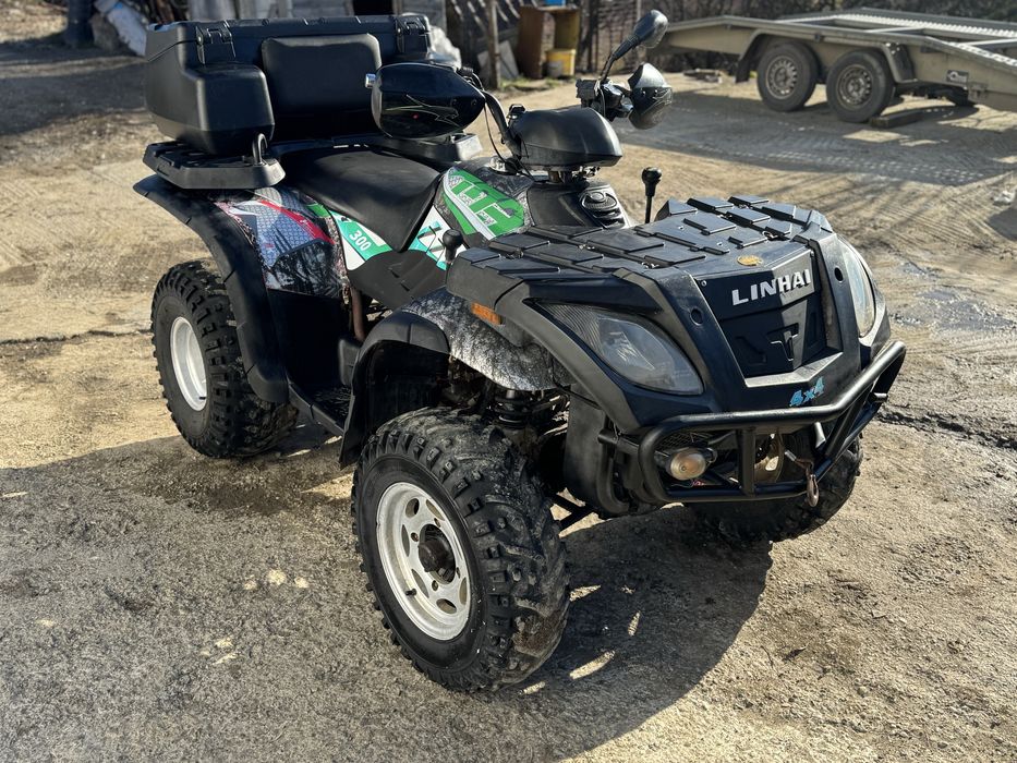 ATV Linhai 4X4 + LOW An 2011 INMATRICULAT Fiscal Troliu Lada