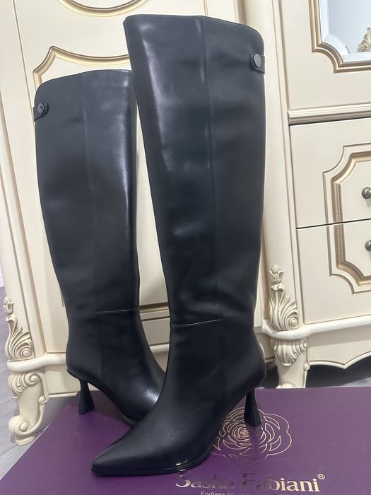 Сапоги женские натуральная кожа новые