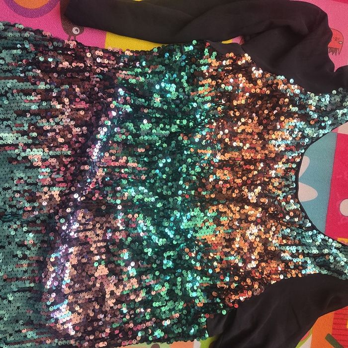 Рокля пайети голям размер