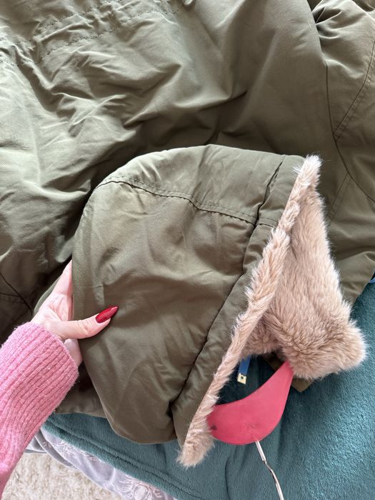 Зелено яке тип парка Zara