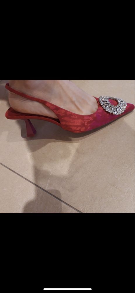 Pantofi eleganți bijuterie ,38,Zara
