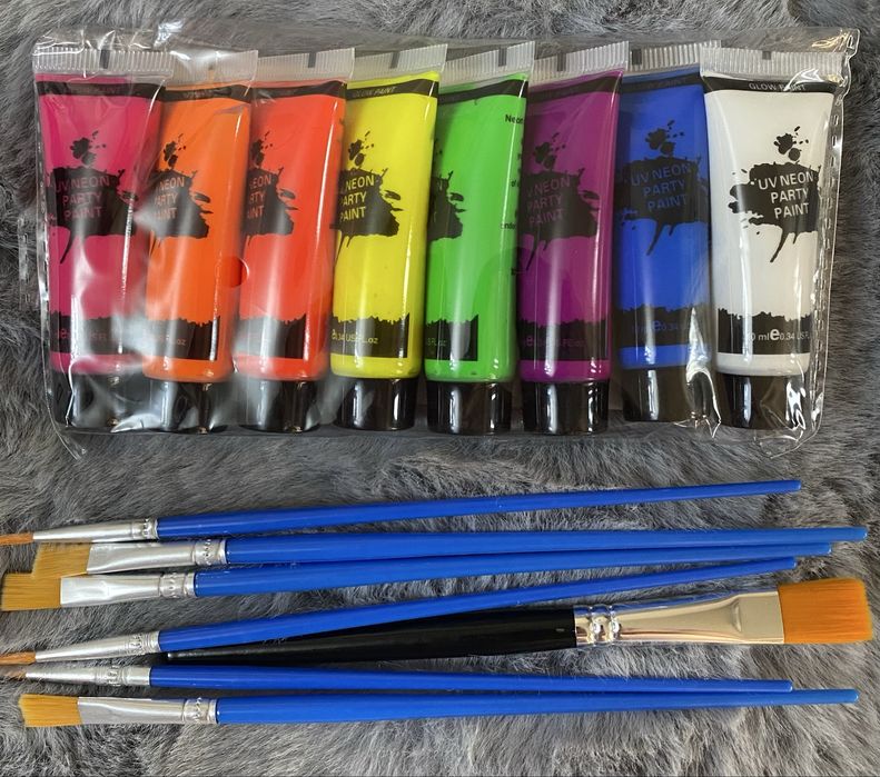 флуоресцентные краски для вечеринок и праздников ,светятся под УФ