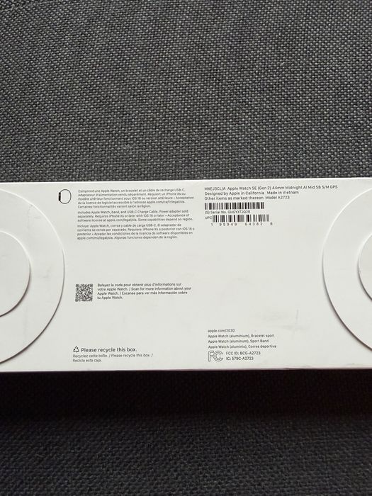 Apple watch se 2 gen 44 mm неразпечатан