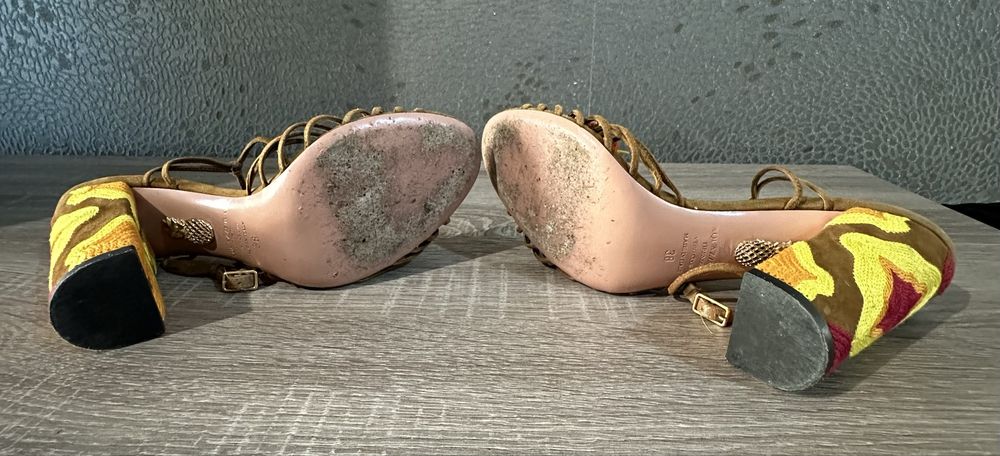 Sandale cu toc Aquazzuro