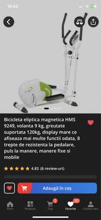 Bicicleta eliptica magnetica HMS 9249,