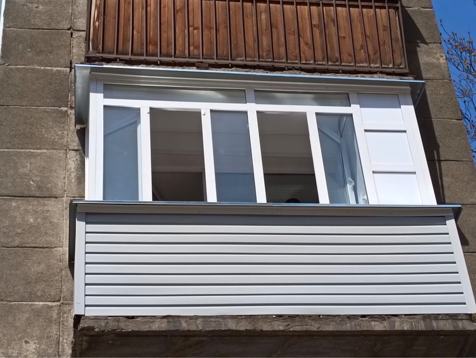 Остекление балконРемонт балкона,Пластиковые балкон,Откосы окна