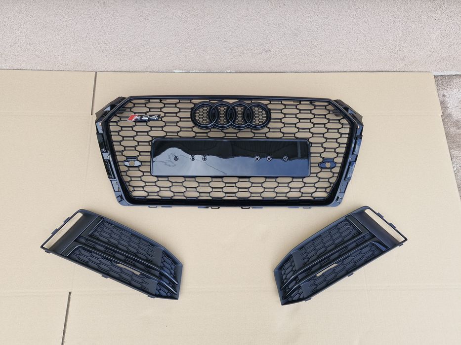 Grila centrala proiectoare Audi A4 B9 S-line 2015-2018