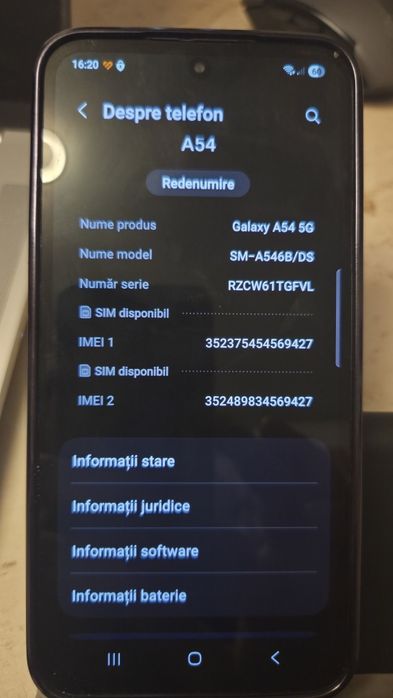 Samsung A54 5G - impecabil