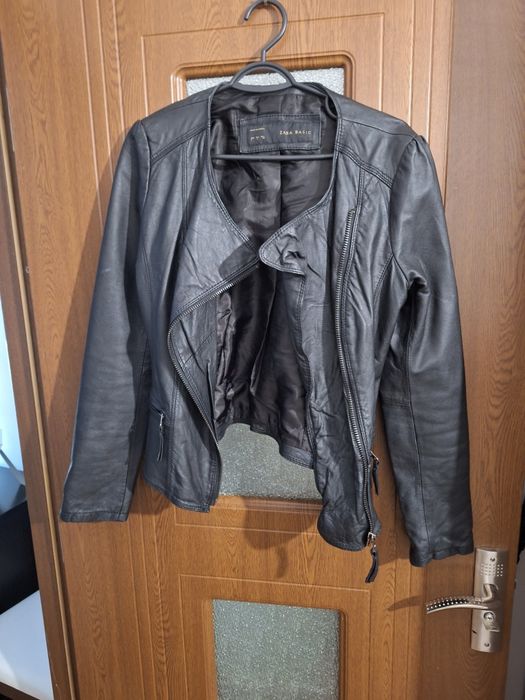 Geacă Zara piele naturală Fete L