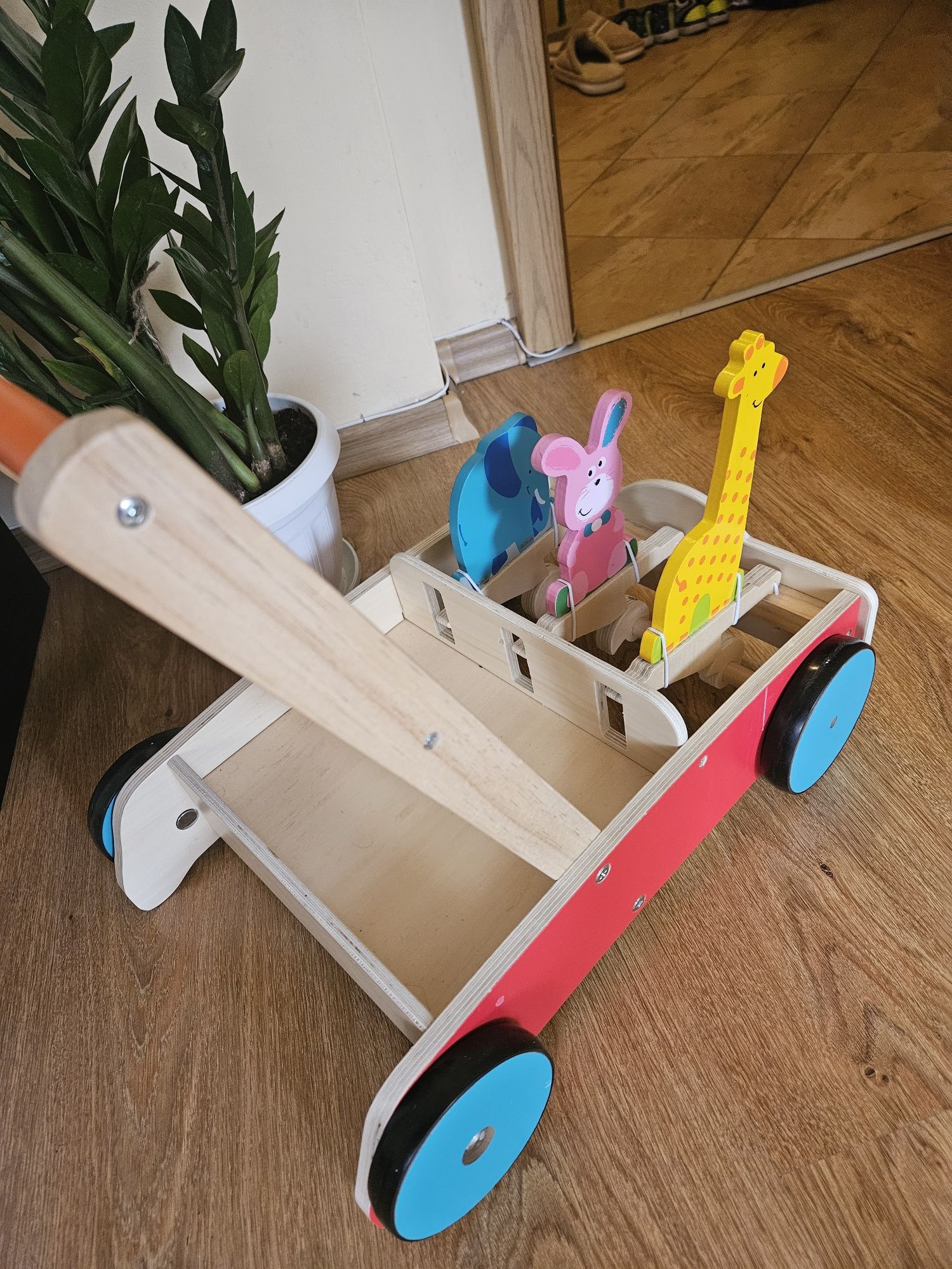 Дървена проходилка Уолкър от Smart Baby