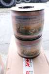 Rola fir rosu-alb 10mm insertie metalica 4x0.16mm 250m gard electric